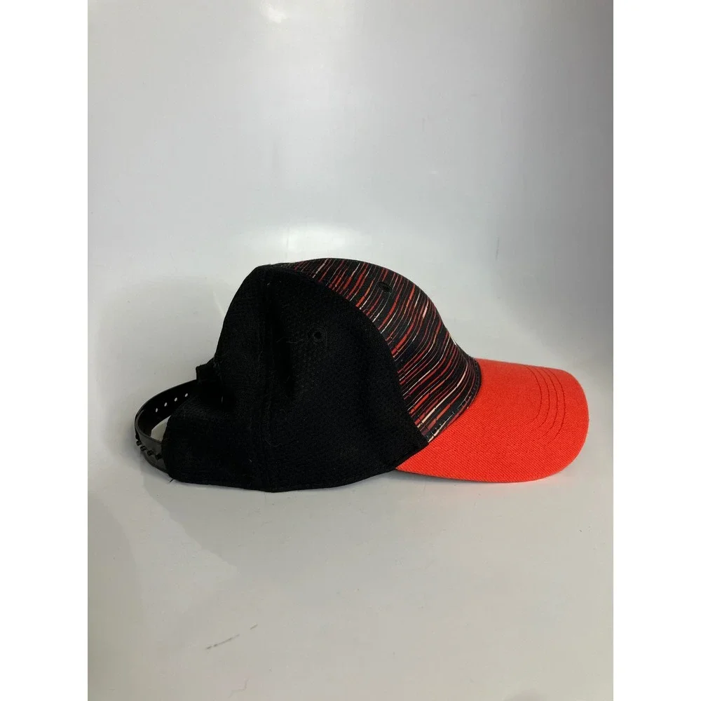 Nike Snapback Hat Kids 4-7 Red Black Striped‎ Mesh Excellent Athletic Cap